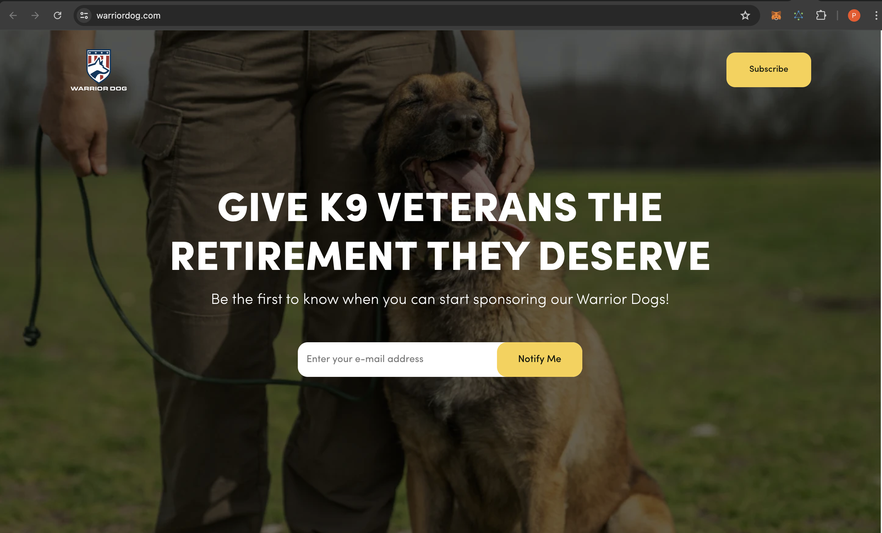 Warrior Dog Foundation (WDF)